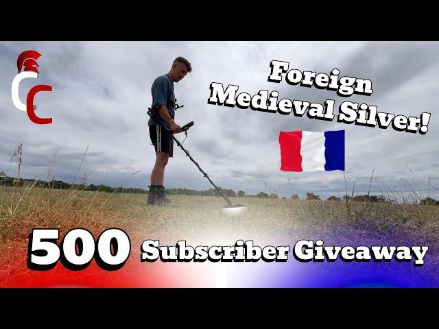 Beautiful Foreign Medieval Silver! 500 Subscriber Giveaway! | Metal Detecting UK | Minelab Manticore