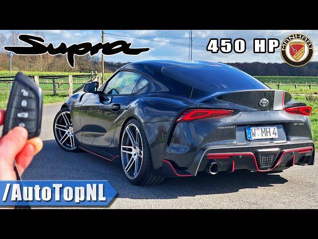 TOYOTA SUPRA MK5 482HP Manhart REVIEW on AUTOBAHN by AutoTopNL