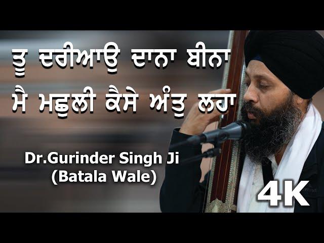 4K | Too Dhareeaau Dhaanaa Beenaa | Dr Gurinder Singh Ji Batala Wale & Jatha