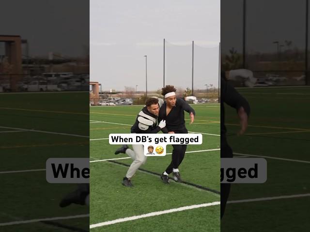 Every DB when flagged‼️ #footballshorts #collegefootball #highschoolfootball