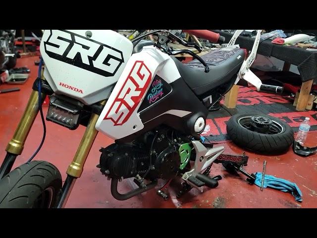 300 swapped Grom Build Racing Honda HRC Stay Riding Garage