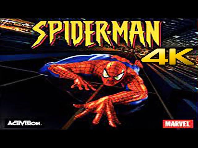 SPIDER MAN (2000) | PS1 4K60ᶠᵖˢ Classic | FULL GAME - 100% All 32 Comics【4K60ᶠᵖˢ UHD】