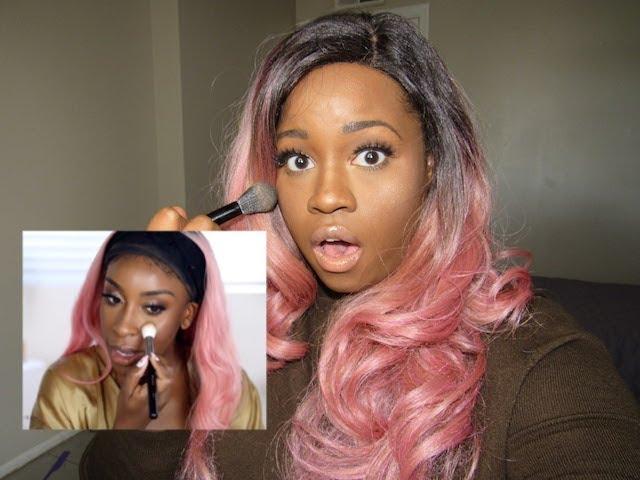 I TRIED FOLLOWING A JACKIE AINA MAKEUP TUTORIAL