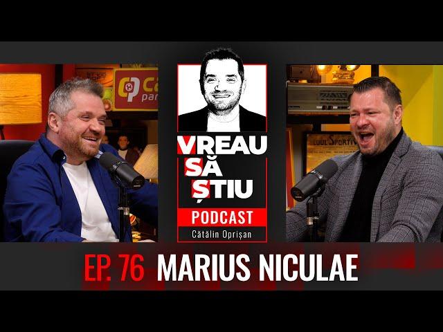 Marius Niculae: ”Cristiano Ronaldo nu mă lăsa să dorm! Făcea, non stop, abdomene!”  Ep. 76