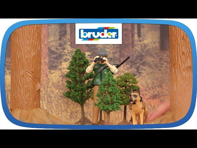 bworld Förster mit Hund -- 62660 -- BRUDER Spielwaren