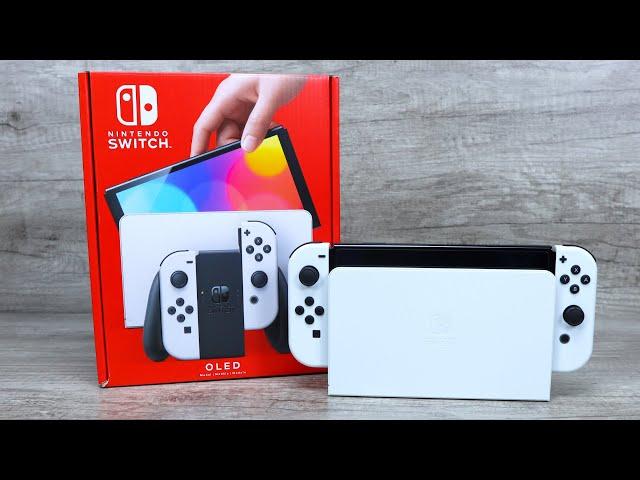 2021 Nintendo Switch OLED Unboxing (Newest Release)