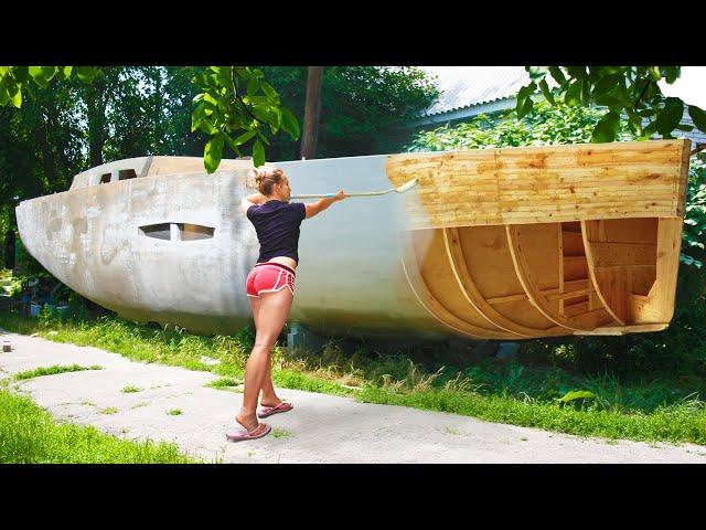 The Most Amazing Backyard Yacht Building That No One Believed Was Completed