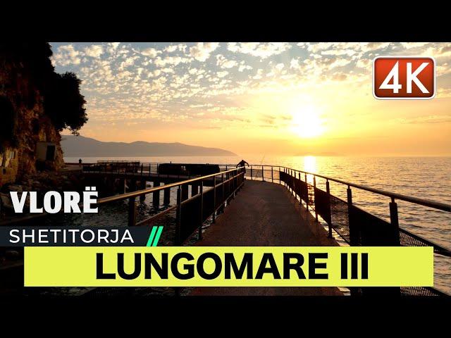 VLORË, LUNGOMARE 3 PUNIMET AKTUALE ️ VLORA ALBANIA   WALKING TOUR  JULY 2024 ️ [ASMR 4K HDR]