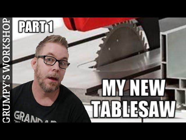 axminster craft tablesaw part 1 cabinet stand & mobile base