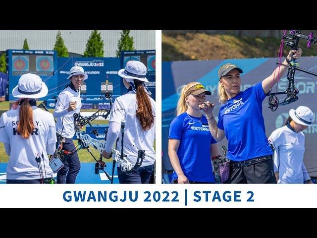 Korea v Estonia – compound women team gold | Gwangju 2022 World Cup S2