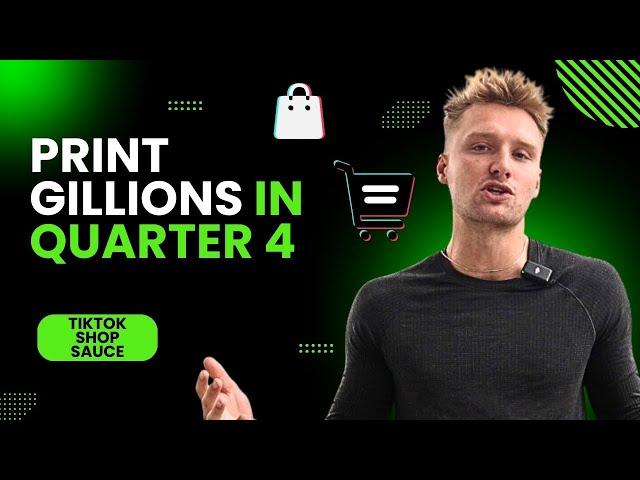 PRINT MONEY WITH TIKTOK SHOP THIS Q4! *FREE COURSE*