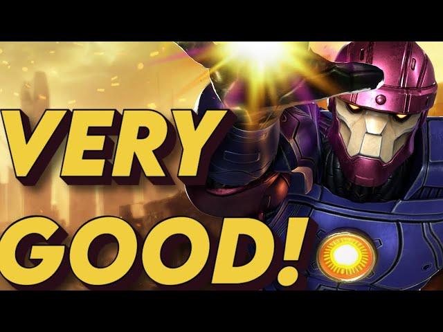 3-Piece ORCHIS IS WORTH IT! SENTINEL Raid Gameplay! MARVEL Strike Force