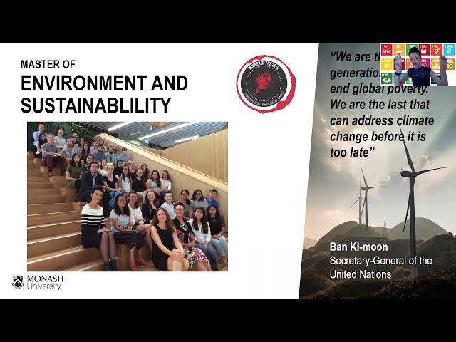 Master of Environment and Sustainability