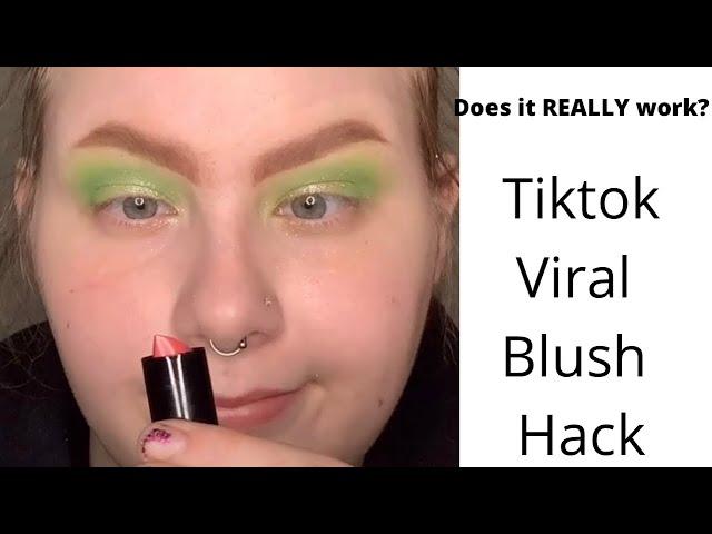 DOES IT REALLY WORK?! Trying the TikTok Viral Blush Hack | kealeysbeauty