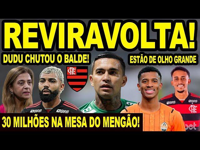 REVIRAVOLTA EM NEGOCIAÇÃO DO FLAMENGO! DUDU SE IRRITA COM TIA LEILA! 30 MILHÕES NA MESA DO MENGÃO!