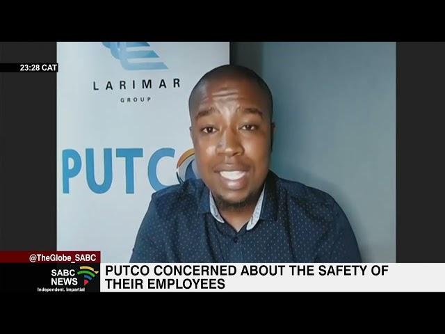 National Shutdown l PUTCO bus company concerned about the safety of their employees