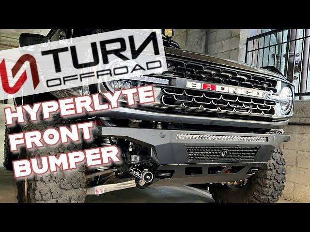 STRONG AND LIGHT WEIGHT FRONT BUMPER BY TURN OFFROAD HYPERLYTE BUMPER | The Bronco Adventures