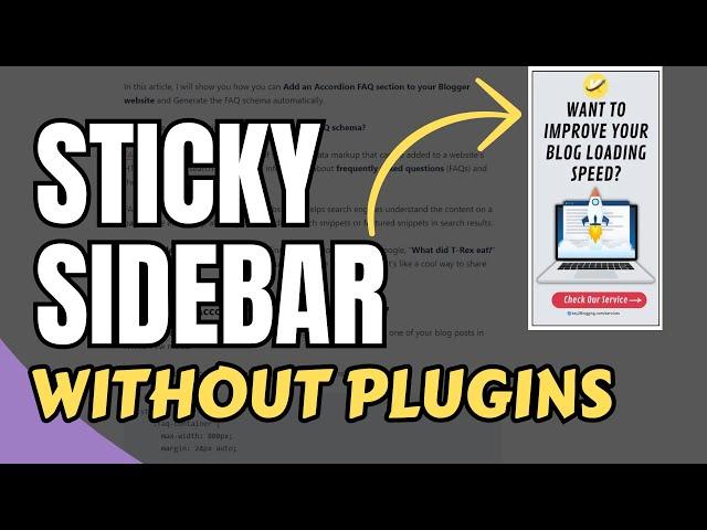 How to Enable Sticky sidebar in Wordpress (without Plugins)