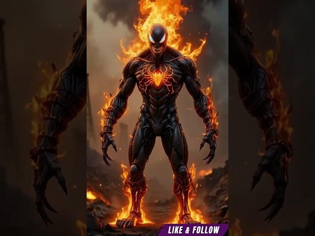 Venom X Ghost rider #venom #animalfusion #ghostrider #fusion #hybrid  #youtube #shortsfeed