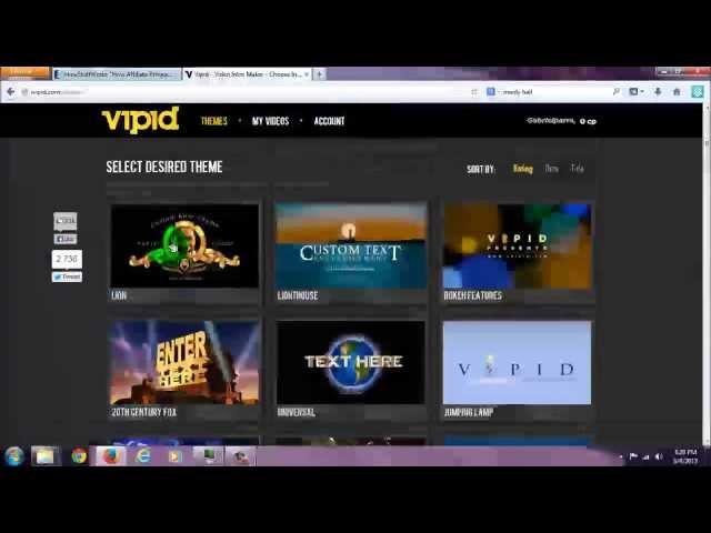 ivipid intro creator overview and video previews of all 36 of their templates