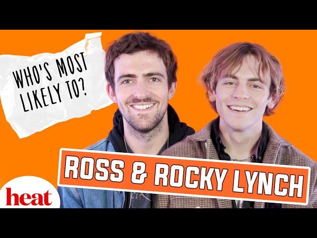 'Firefighter Strippers Are Top Tier!': Ross & Rocky Lynch Play Who's Most Likely To