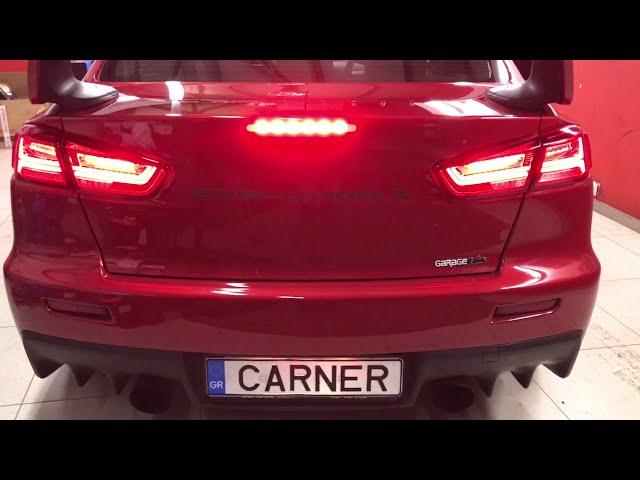 Mitsubishi Lancer Evo X DRL Headlights & Led Bar Tailights  www.carner.gr