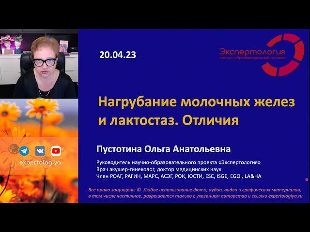 Нагрубание молочных желез и лактостаз. Отличия l Пустотина О. А.