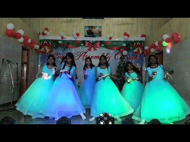 Junior Girls Dance | Thu Hi rab Hey | Christmas dance for girls | Tamil Christian girls  Dance