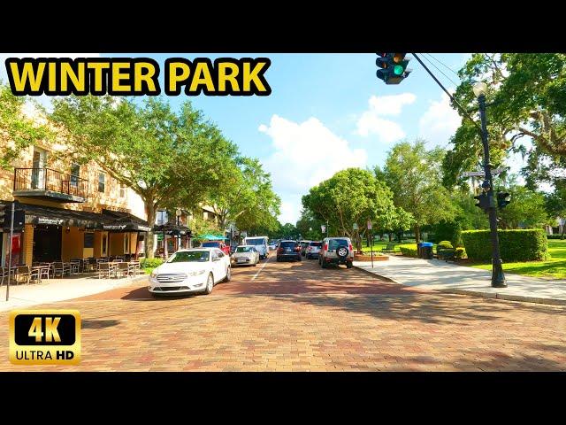 Winter Park Florida - Driving Through