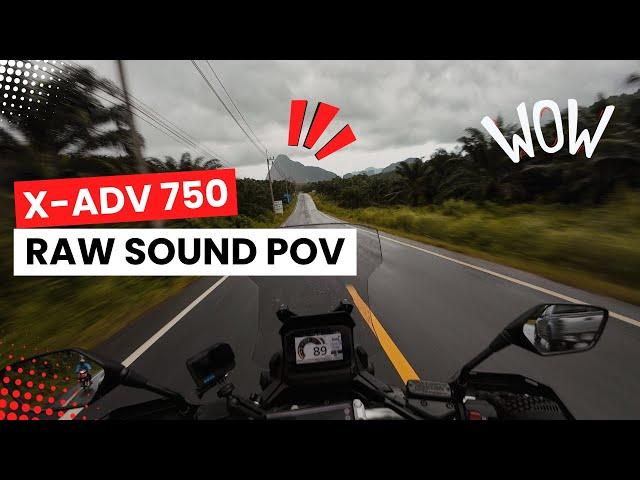 Honda X-ADV 750 2024 | POV Jungle Ride Through Thai Wilderness [4K RAW Sound]