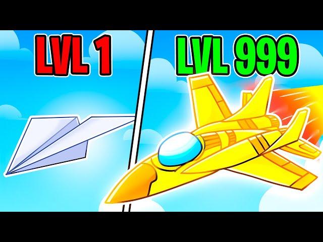 Level 1 vs Level 999 FASTEST PLANE in Roblox!