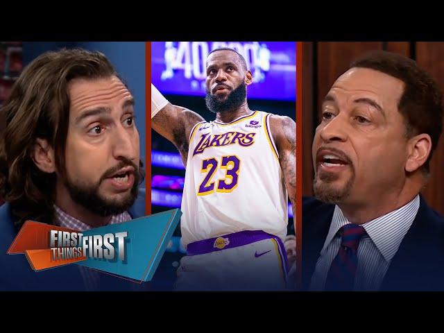 LeBron becomes first player to score 40K points, adds to GOAT debate | NBA | FIRST THINGS FIRST