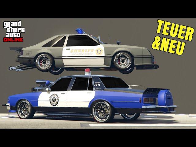 NEUE Polizei DLC Autos in GTA !- GTA 5 Online Deutsch