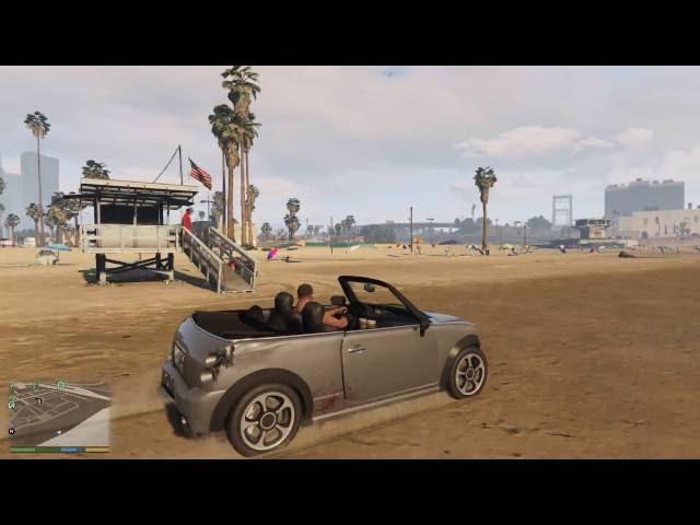 Grand theft Auto  V The killer mini with a stolen police car chase