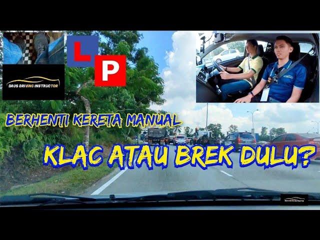 Kereta Manual | Latihan Memandu Di Jalan Raya | Laluan B | Desalita