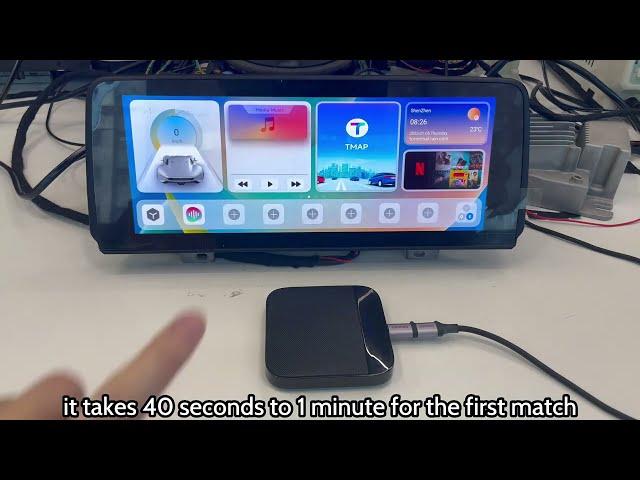 AuroraLink Android Ai Box for BMW with Wireless CarPlay, Instruction for first connection