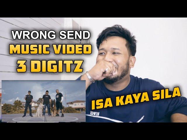 3 DIGITZ - WRONG SEND (Official Music Video) REACTION VIDEO NokNok Paputok