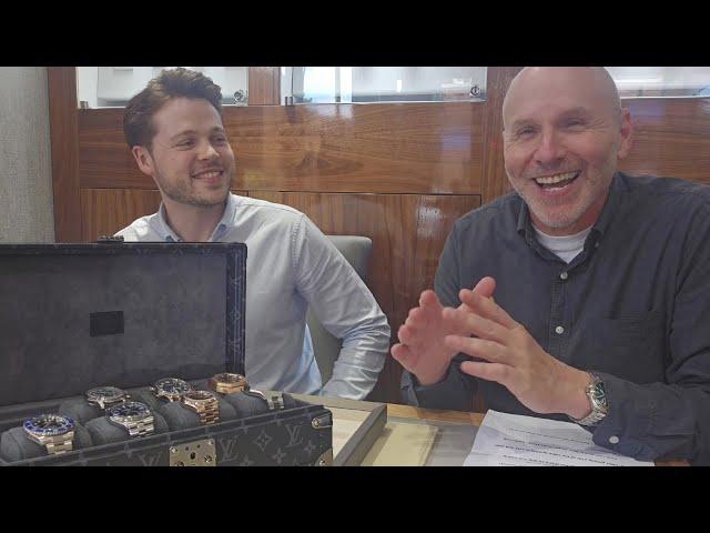 Rob the American talks watches with Newcastle's Watchtrader & Co