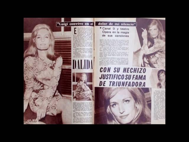 DALIDA (nota de revista Argentina de 1968) / il venait d'avoir dix - huit ans 18 ans