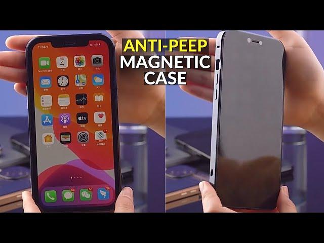 Anti-Peep Magnetic Phone Case iPhone 13 / iPhone 13 pro / iPhone 12 Pro Max Double Privacy Case