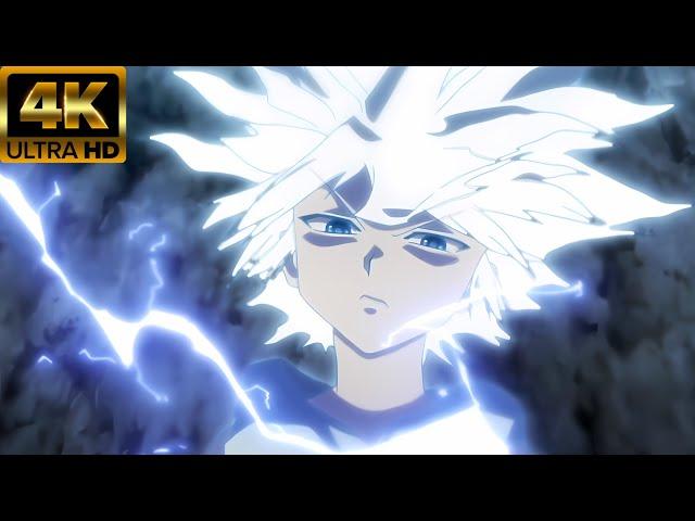 Killua Godspeed Transformation 4K - Hunter x Hunter 119