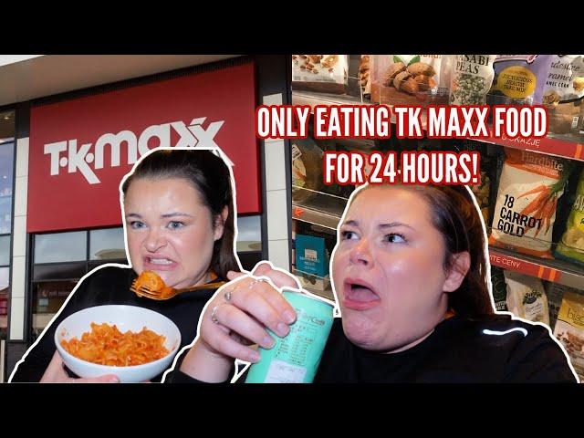 ONLY eating TK MAXX food FOR 24 HOURS!!