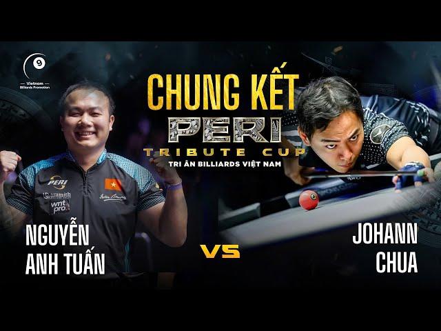 CHUNG KẾT | NGUYỄN ANH TUẤN vs JOHANN CHUA | GIẢI BILLIARDS PERI TRIBUTE CUP 2025