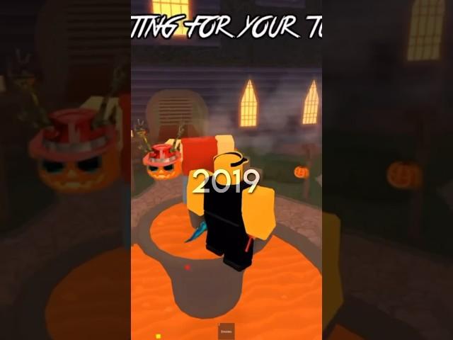 Evolution of MM2 halloween  (not my vids) #mm2 #mm2halloween #roblox #robloxmm2 #murdermystery2