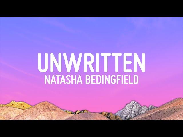 Natasha Bedingfield - Unwritten (Lyrics)