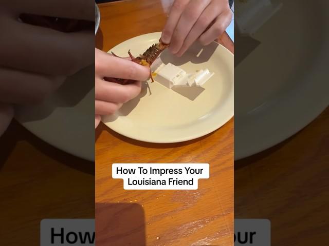 How To Impress Your Louisiana Friend #crawfish #lifehack #louisiana