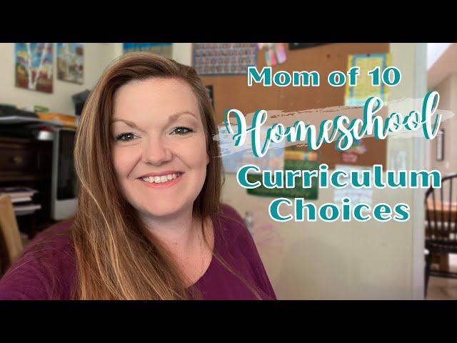 Homeschool Curriculum Choices 2021-2022 || Large Family Homeschool