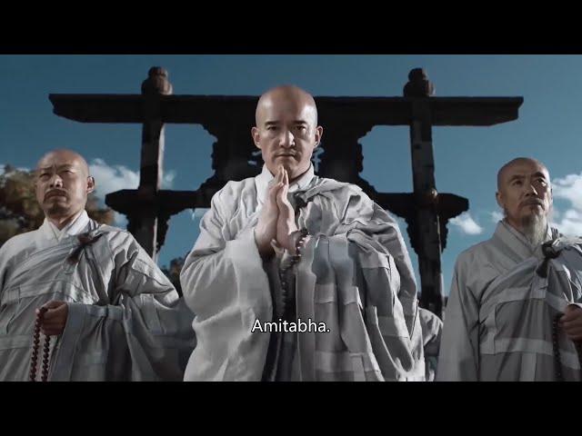 Kung Fu Movie!Villain Defeats all people and Challenges Shaolin Abbot,Unaware of the Abbot's Skills!