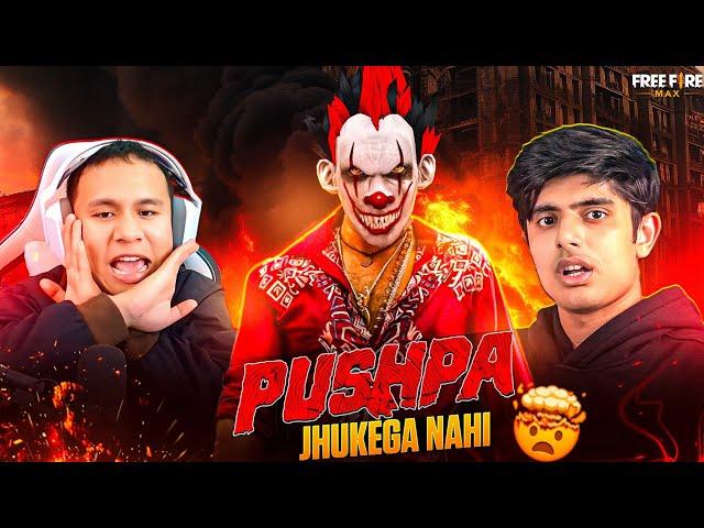 PUSHPA x FREE FIRE  PUSHPA RAJ Vs ANGRY YOUTUBER- #freefire #sudipsarakar #pushpa