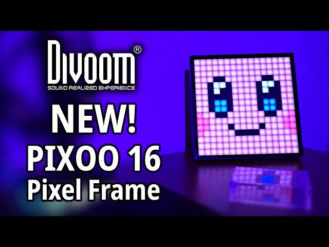 What’s new Pixoo?  Divoom Pixoo-16 Smart Pixel Display